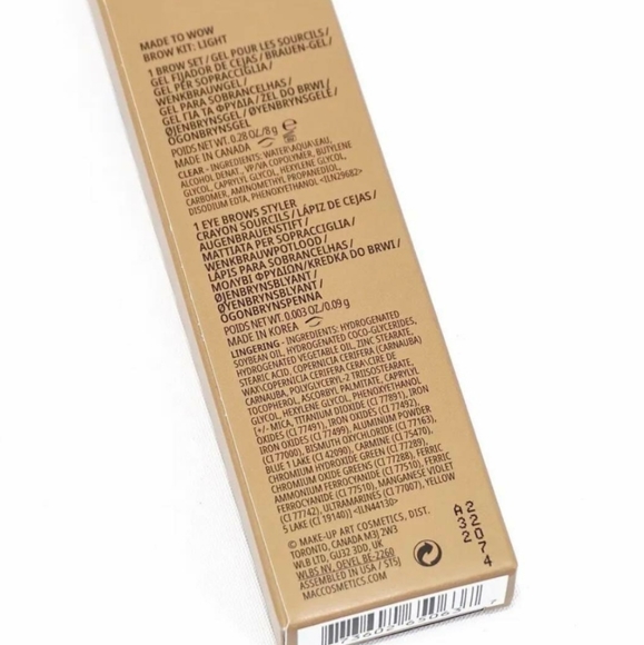 🌟HP🌟🧚‍♀️🌟LIGHT MAC Cosmetics DISCONTINUED Made Ya Wow Brow Kit NWT - Picture 2 of 5